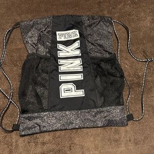 PInk brand drawstring bag